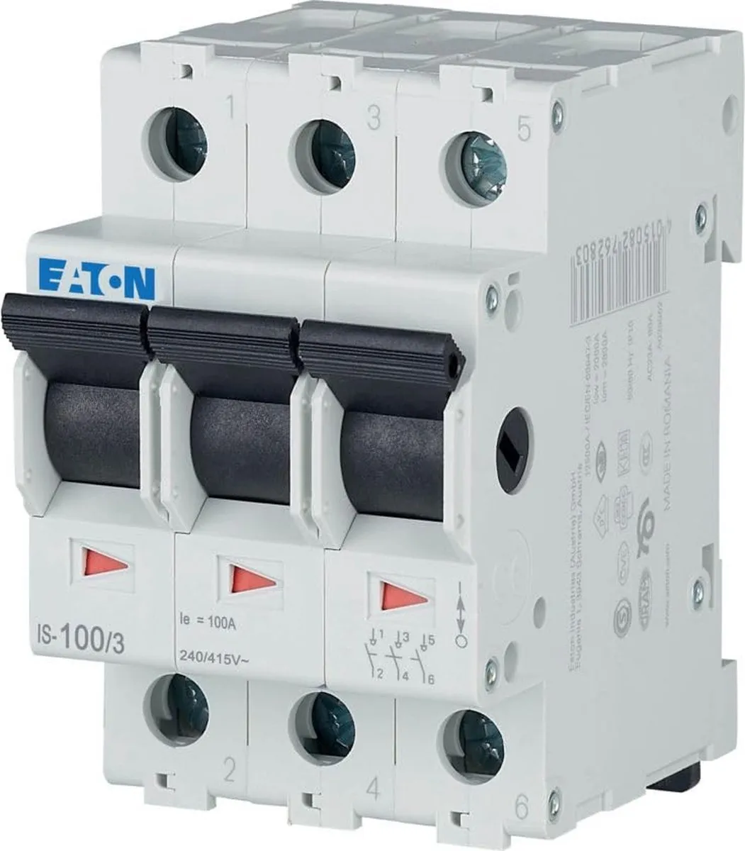 Eaton IS-100/3 Schakelaar 100A - 3 Polen - Grijs