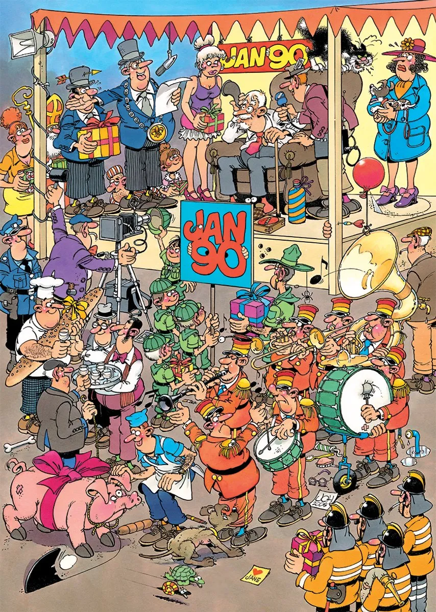 Jan van Haasteren Fijne 90ste! Legpuzzel - 500 Stuks - Meerkleurig
