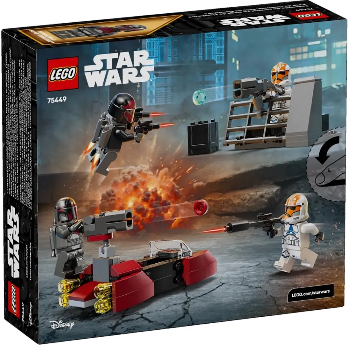 LEGO Star Wars Beleg van Mandalore Battle Pack 75449 - 4 Minifiguren