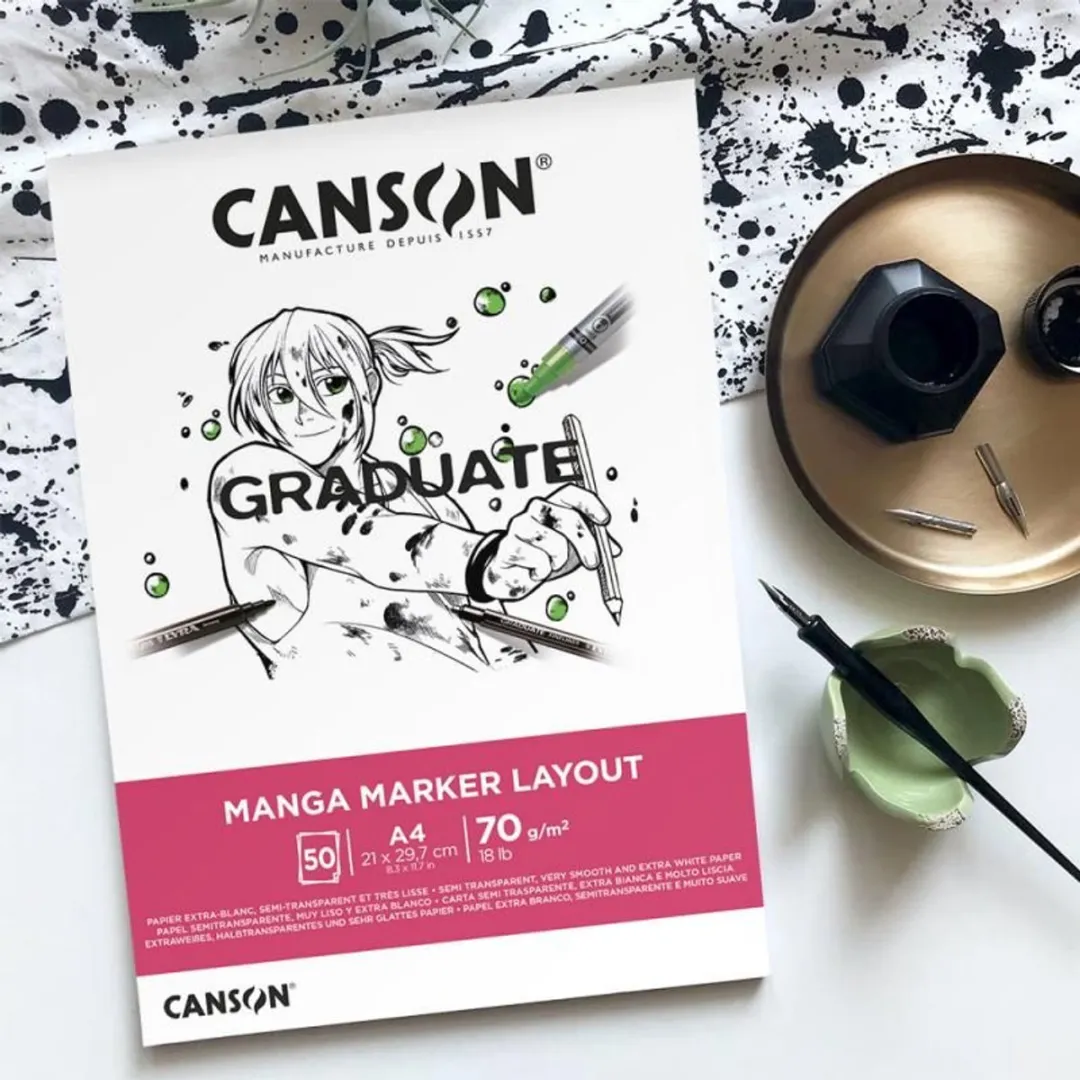Canson Manga Marker Layout Tekenblok A3 - Wit