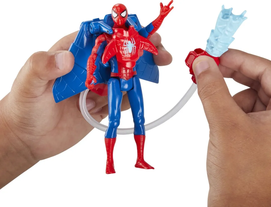 Spider-Man Aqua Web Warrior Classic Actiefiguur F82945X0 - Rood