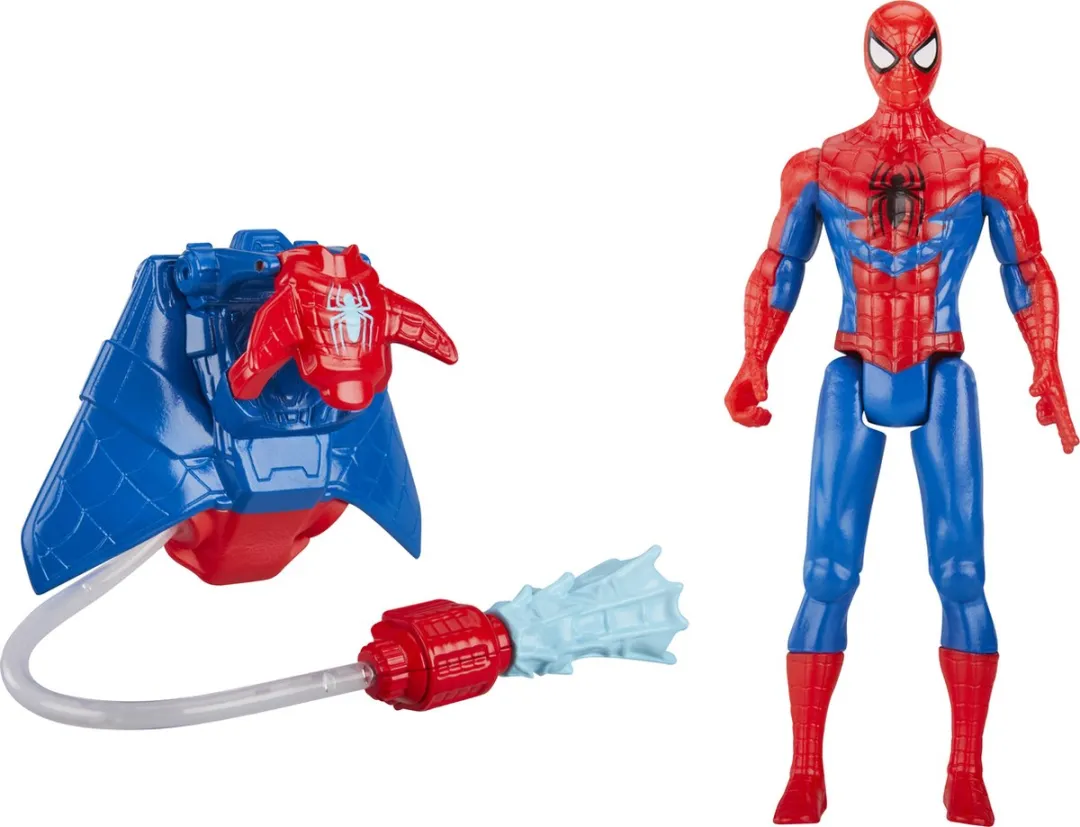Spider-Man Aqua Web Warrior Classic Actiefiguur F82945X0 - Rood