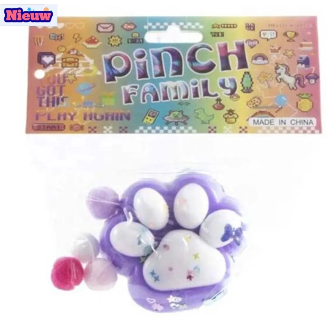 Jono Toys Pinch Family Squishy Stressbal - Verschillende kleuren