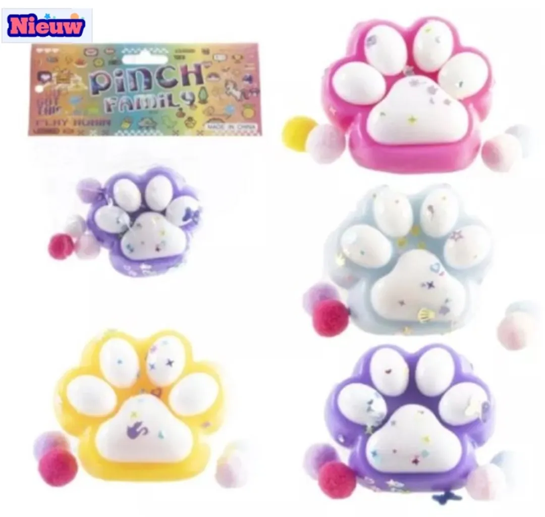 Jono Toys Pinch Family Squishy Stressbal - Verschillende kleuren