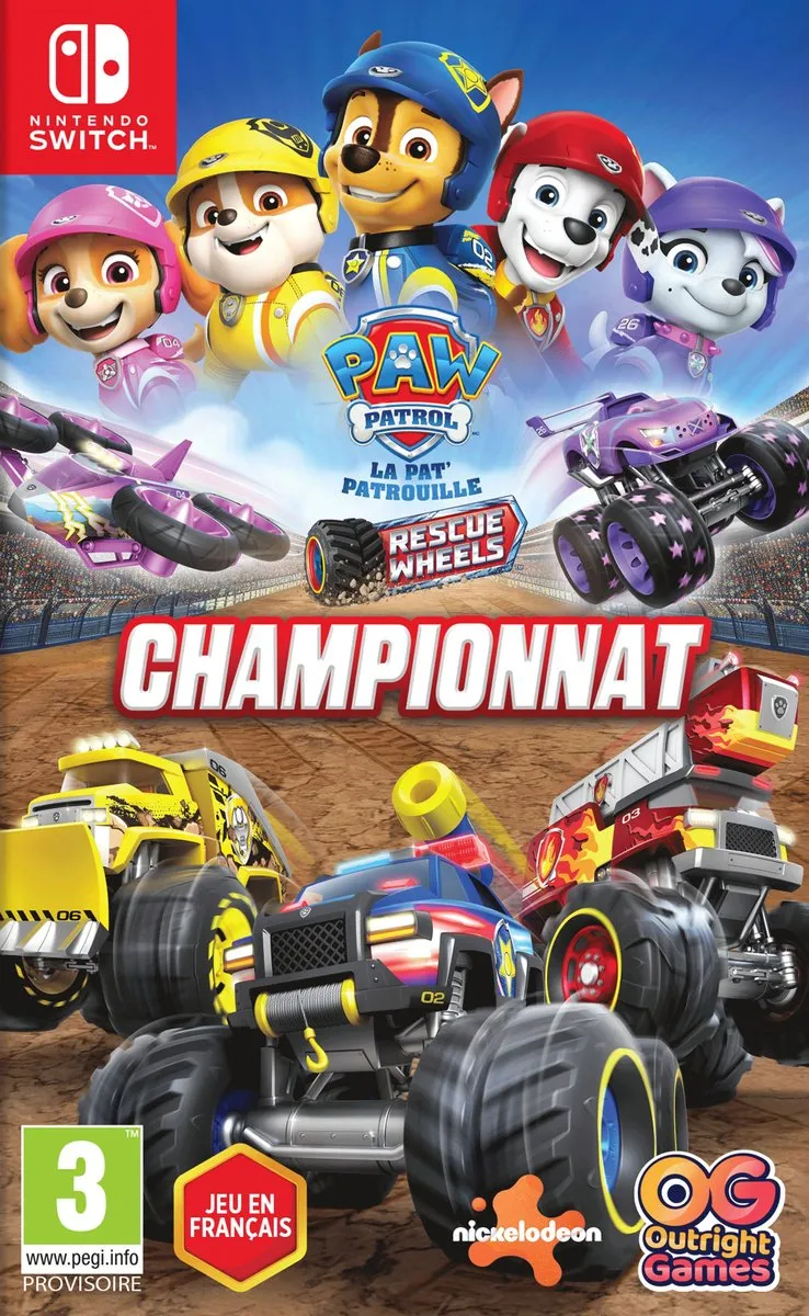 Bandai Namco PAW Patrol Rescue Wheels Championship Nintendo Switch