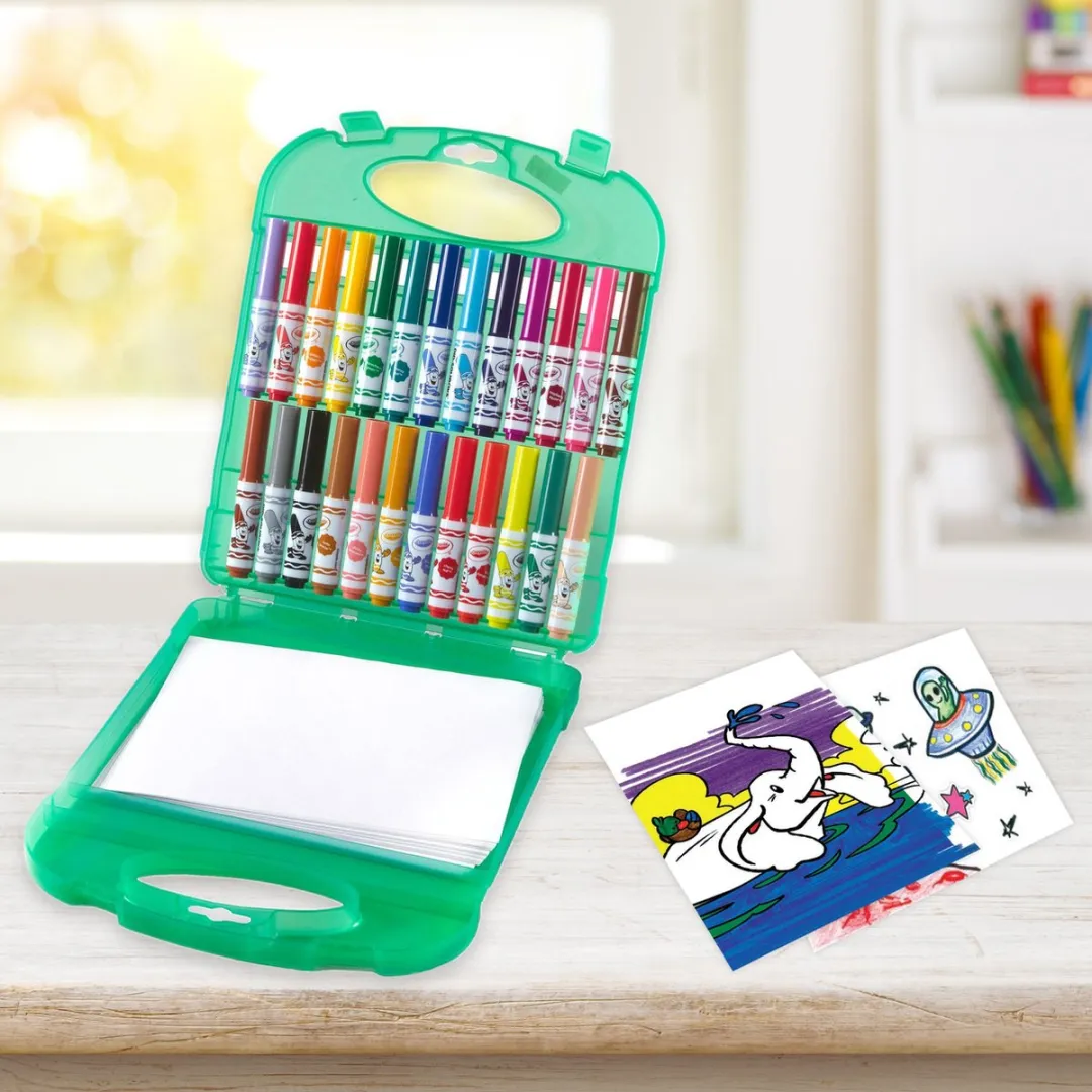 Crayola Viltstiften Kleurkoffer - 65 Stuks - Veelkleurig