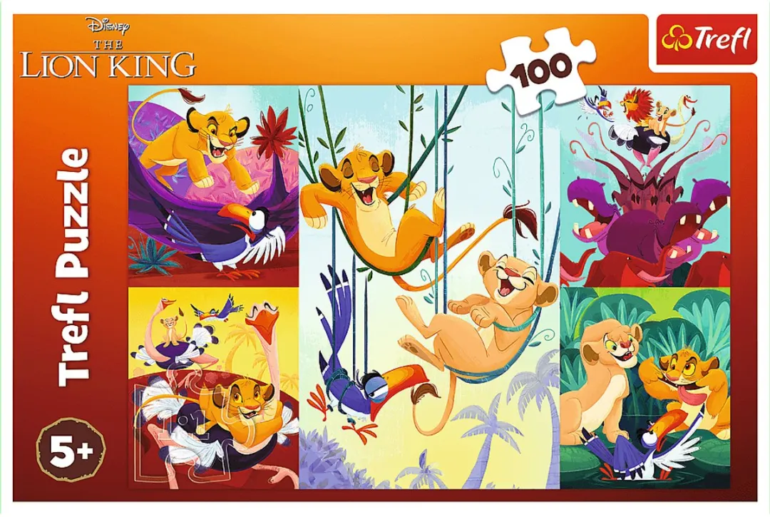 Trefl Disney Dappere Leeuw Legpuzzel 100 Stukjes - Wielkleurig