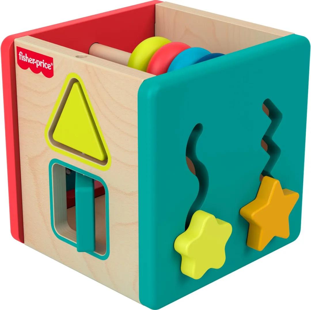 Mattel Houten Activity Cube - Multicolor