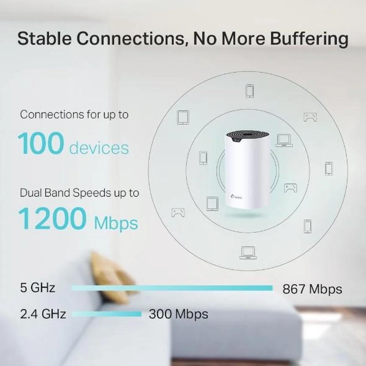TP-Link Deco S4 Mesh Wifi 3-pack - Wit