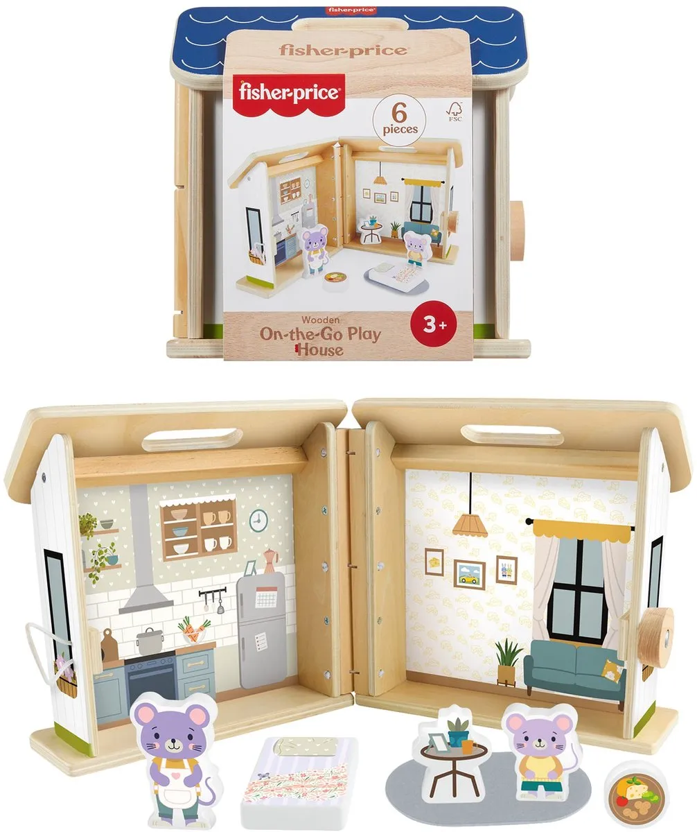 Mattel Fisher-Price Houten Speelhuisje