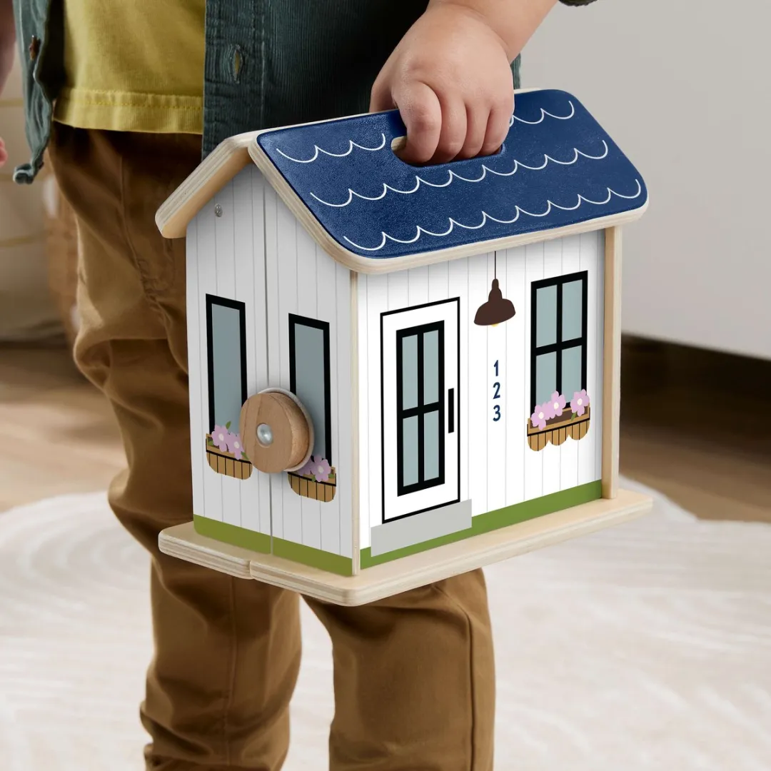 Mattel Fisher-Price Houten Speelhuisje - Multicolor