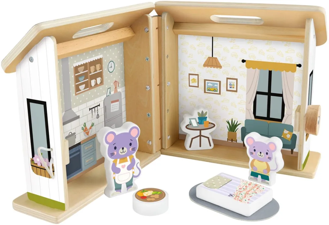 Mattel Fisher-Price Houten Speelhuisje - Multicolor