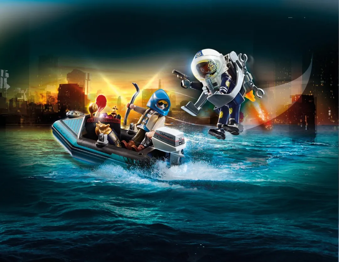 Playmobil City Action Politiejetpack 70782 - Multicolor