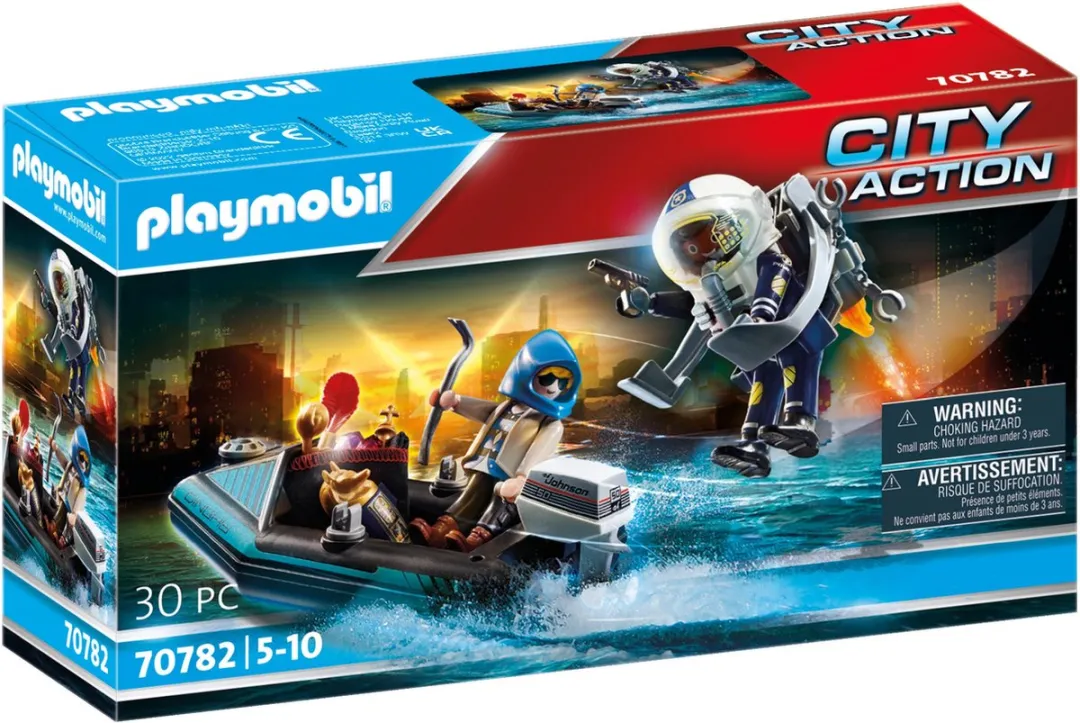 Playmobil City Action Politiejetpack 70782 - Multicolor