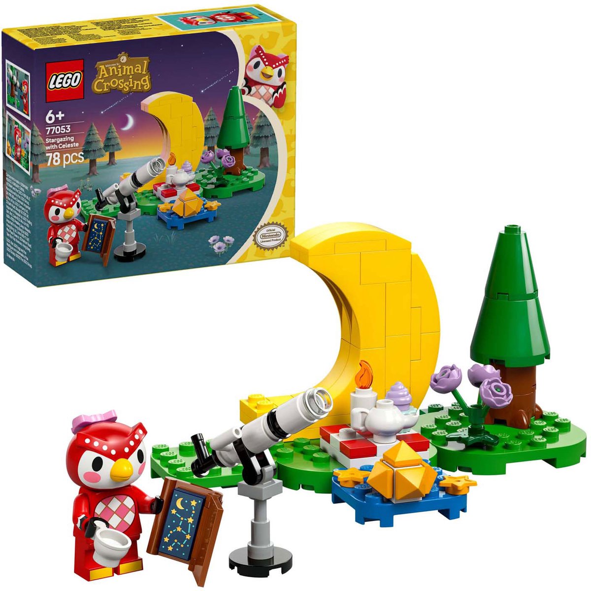 LEGO Animal Crossing Sterrenkijken met Celeste - 77053