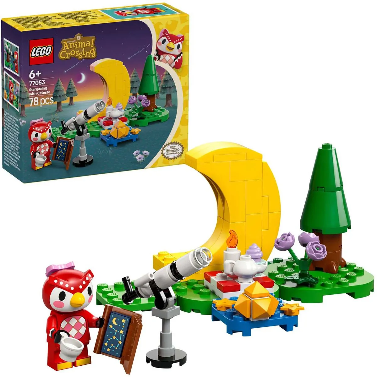 LEGO Animal Crossing Sterrenkijken met Celeste 77053