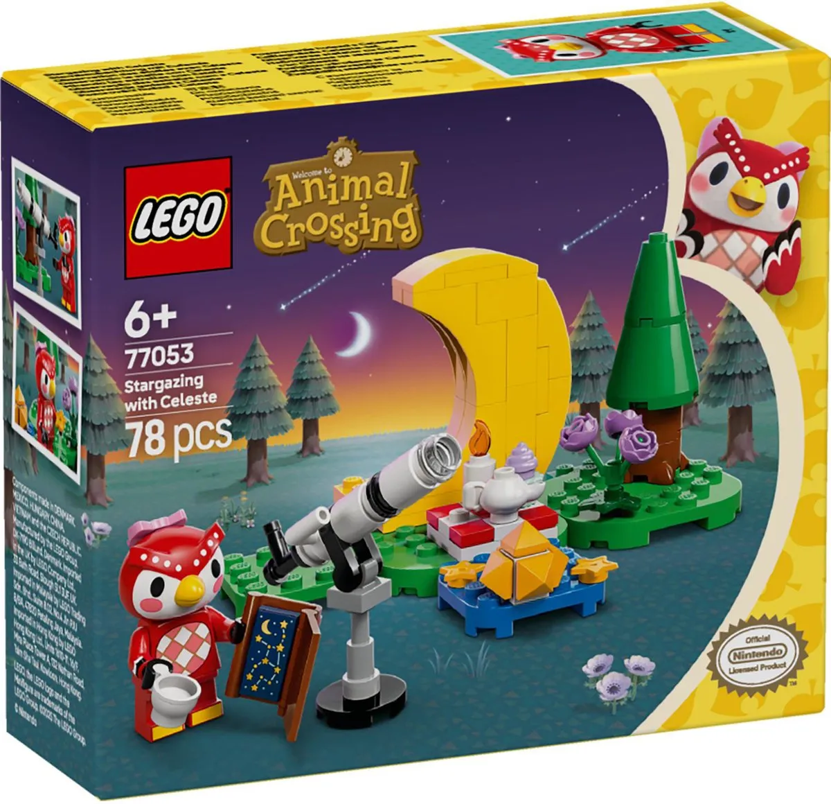 LEGO Animal Crossing Sterrenkijken met Celeste 77053