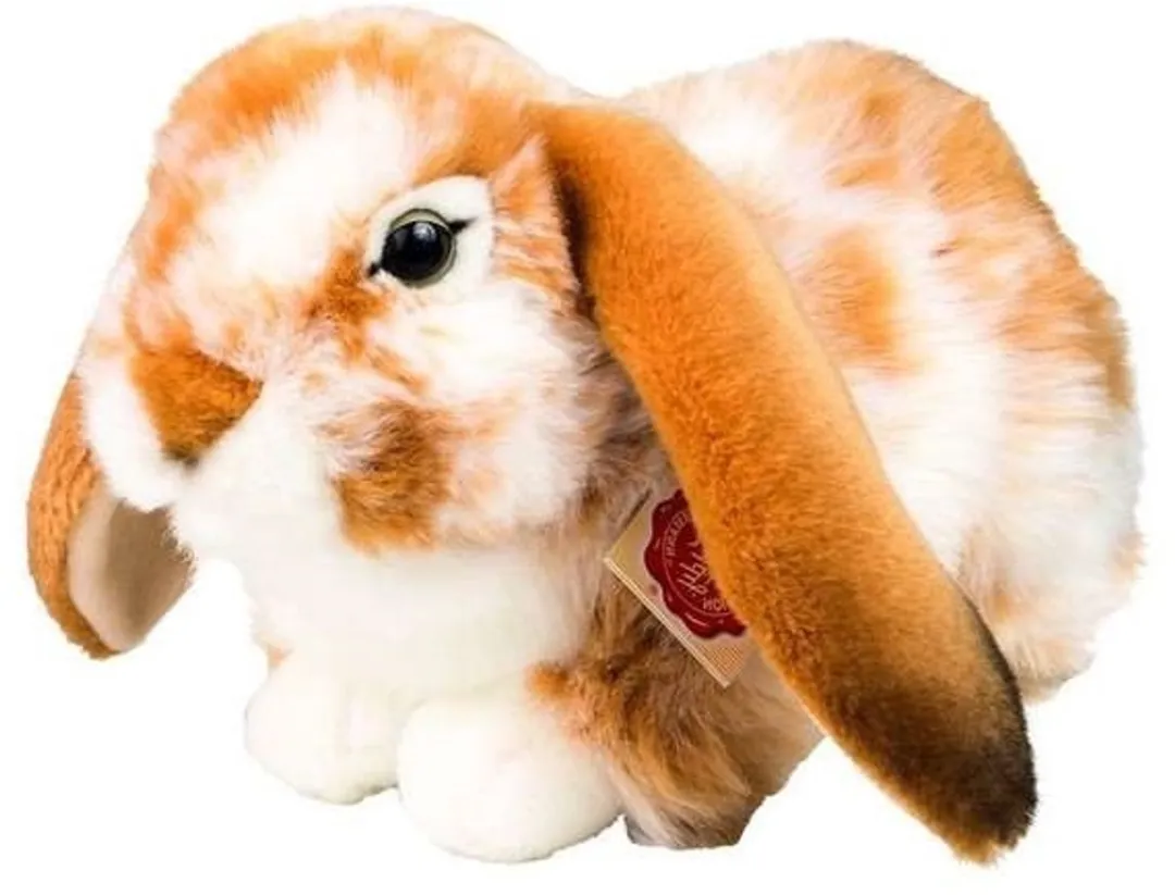 Hermann Teddy Knuffel Konijn Lichtbruin/Wit 30cm