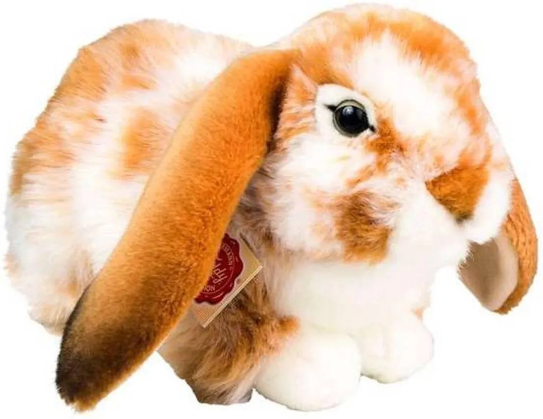 Hermann Teddy Knuffel Konijn Lichtbruin/Wit 30cm