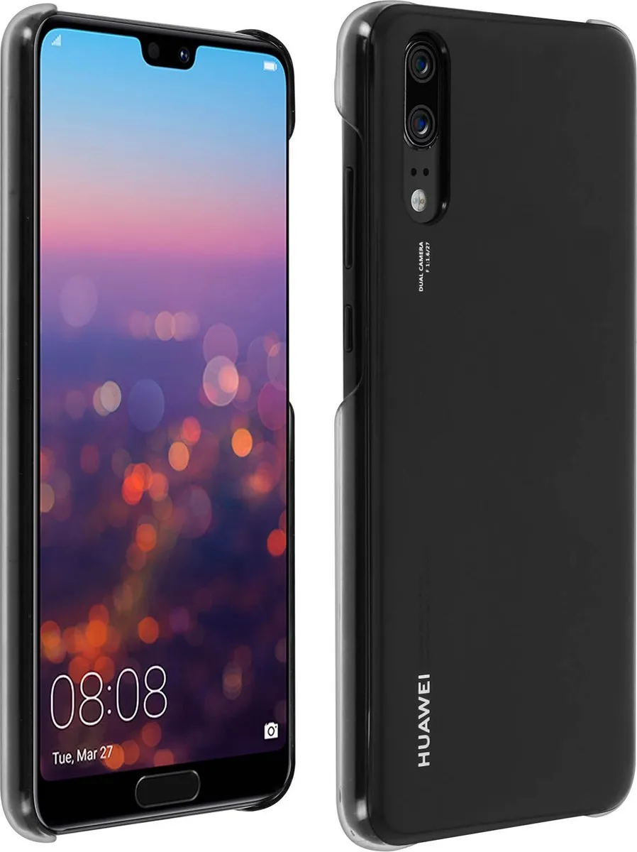 Huawei P20 Hoesje - Zwart - 51992349