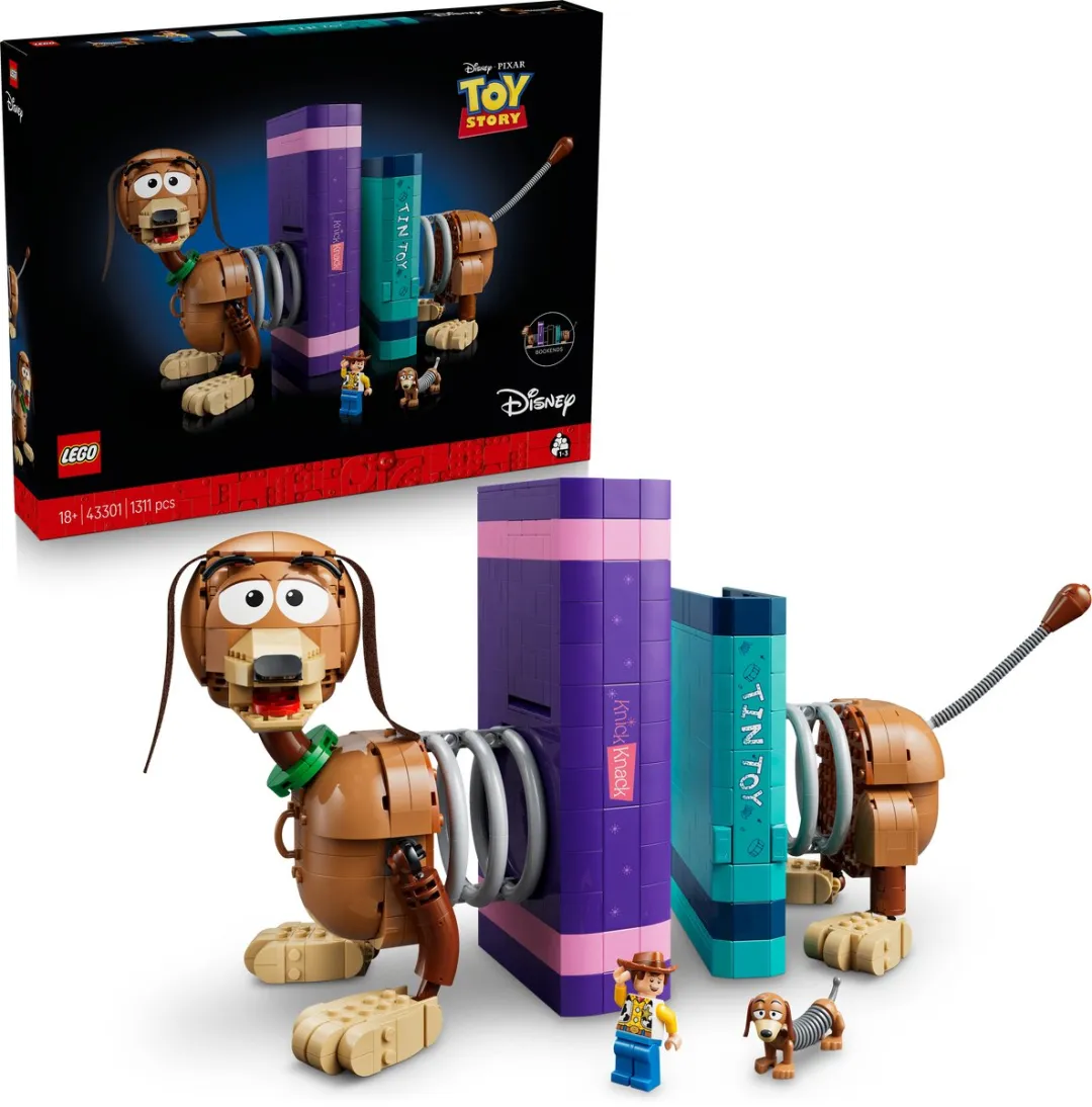 LEGO Disney Pixar Toy Story Slinky Hond Boekensteunen 43301 - 1311 Stukken