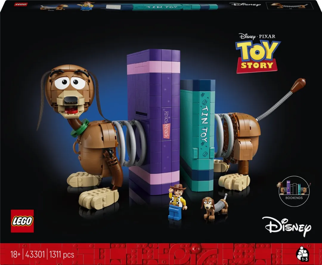 LEGO Disney Pixar Toy Story Slinky Hond Boekensteunen 43301