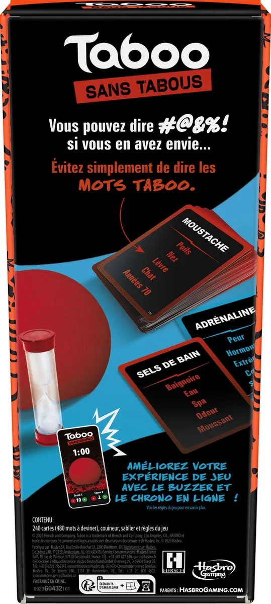 Hasbro Gaming Taboo Kaartspel - 4-10 Spelers