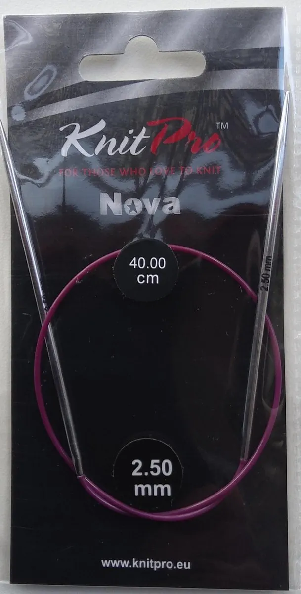 KnitPro Nova Rondbreinaald 2,5mm 40cm