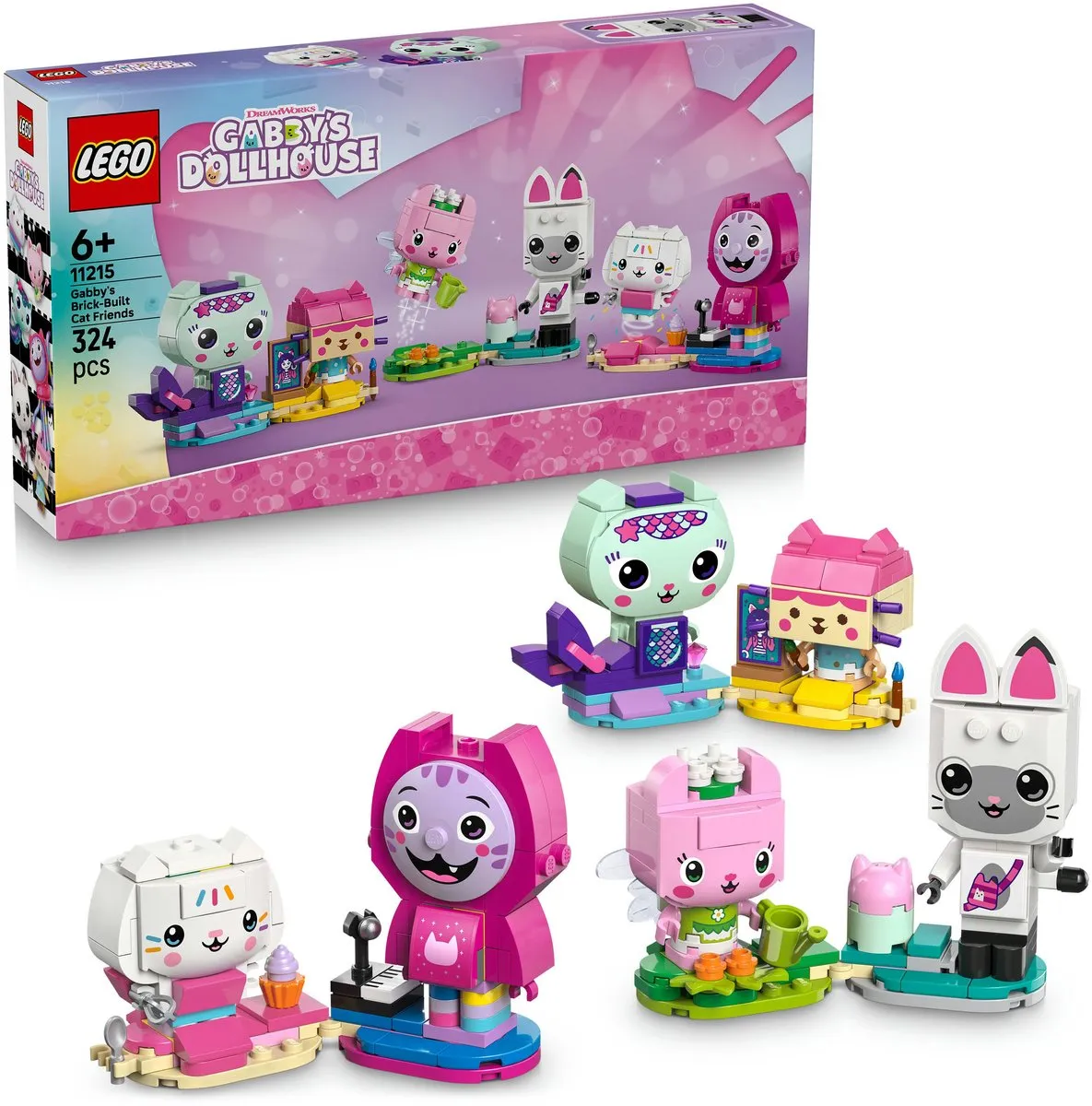 LEGO Gabby's Bouwbare Kattenvriendjes 11215 - Multicolor