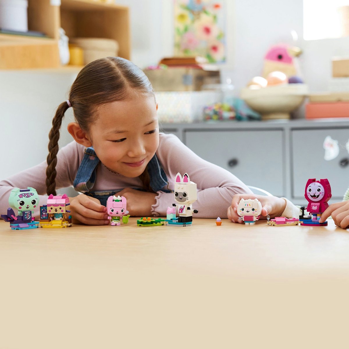 LEGO Gabby's Poppenhuis Gabby's Bouwbare Kattenvriendjes - Kat Speelgoed voor Kinderen - 11215