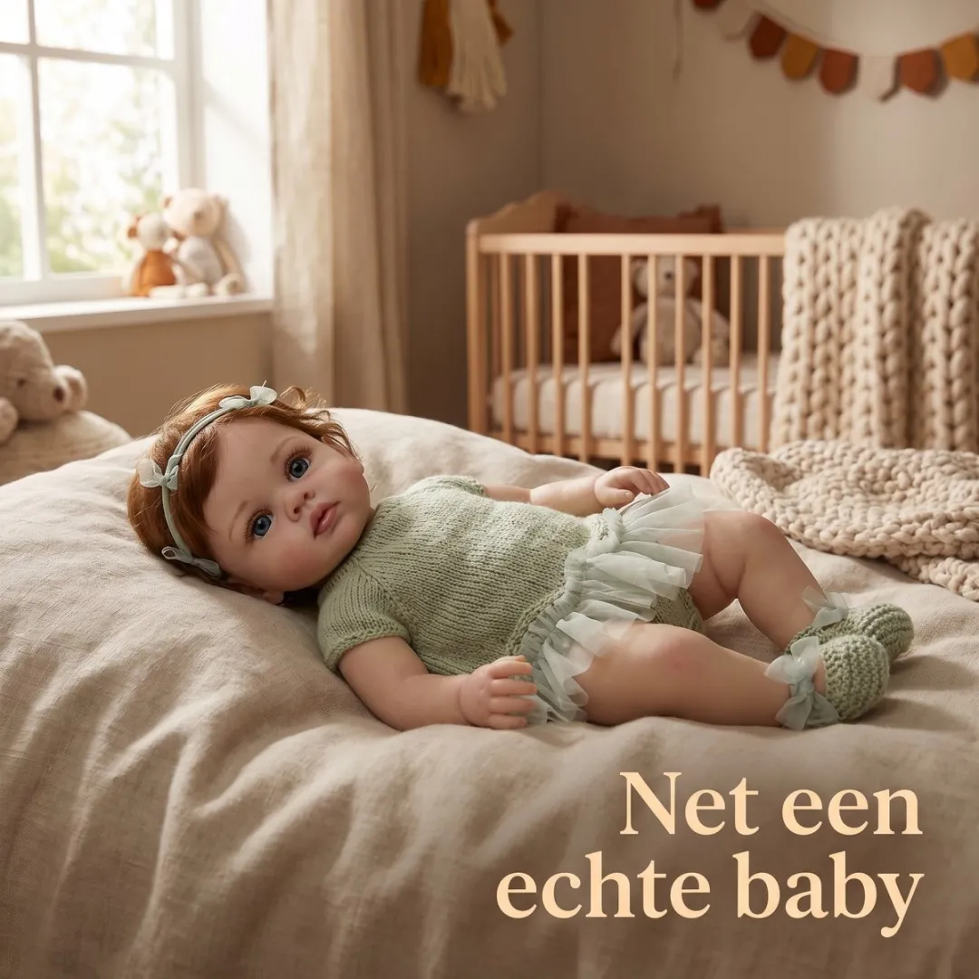 ECTEATOY Reborn Babypop Meisje 55cm