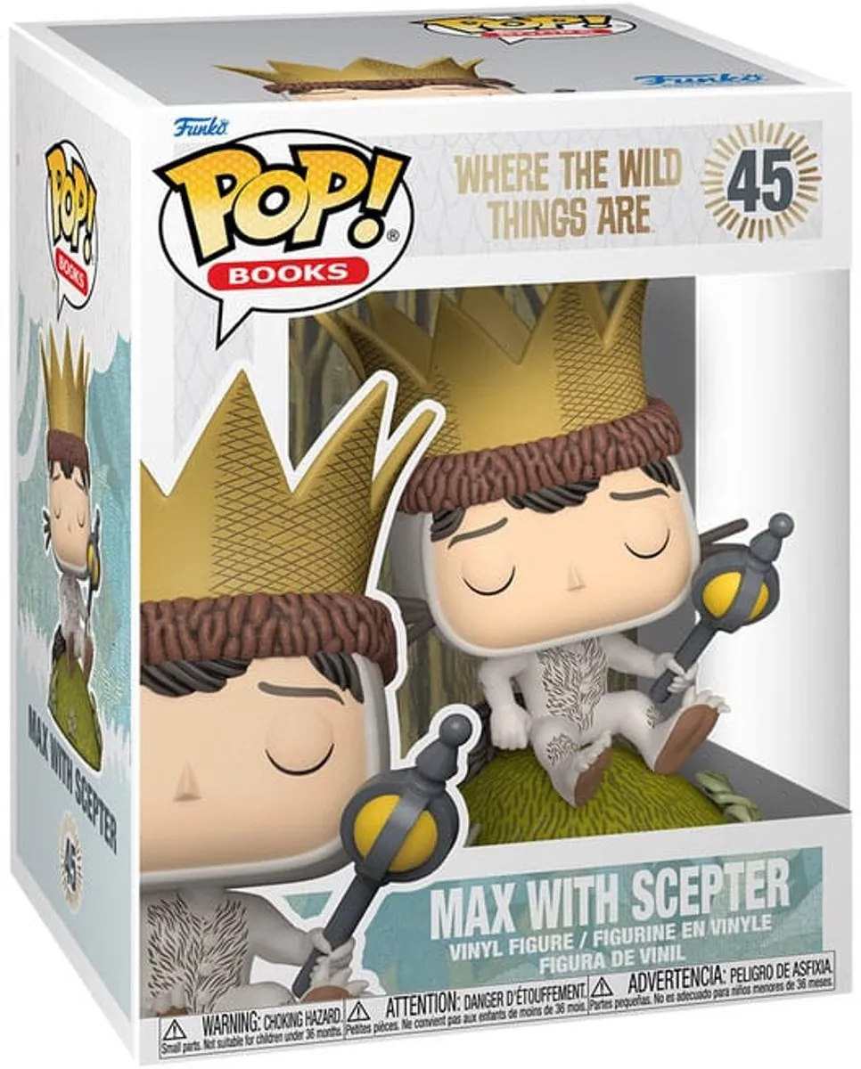 Funko Pop! Books Where the Wild Things Are Max met Scepter #45 - Multicolor