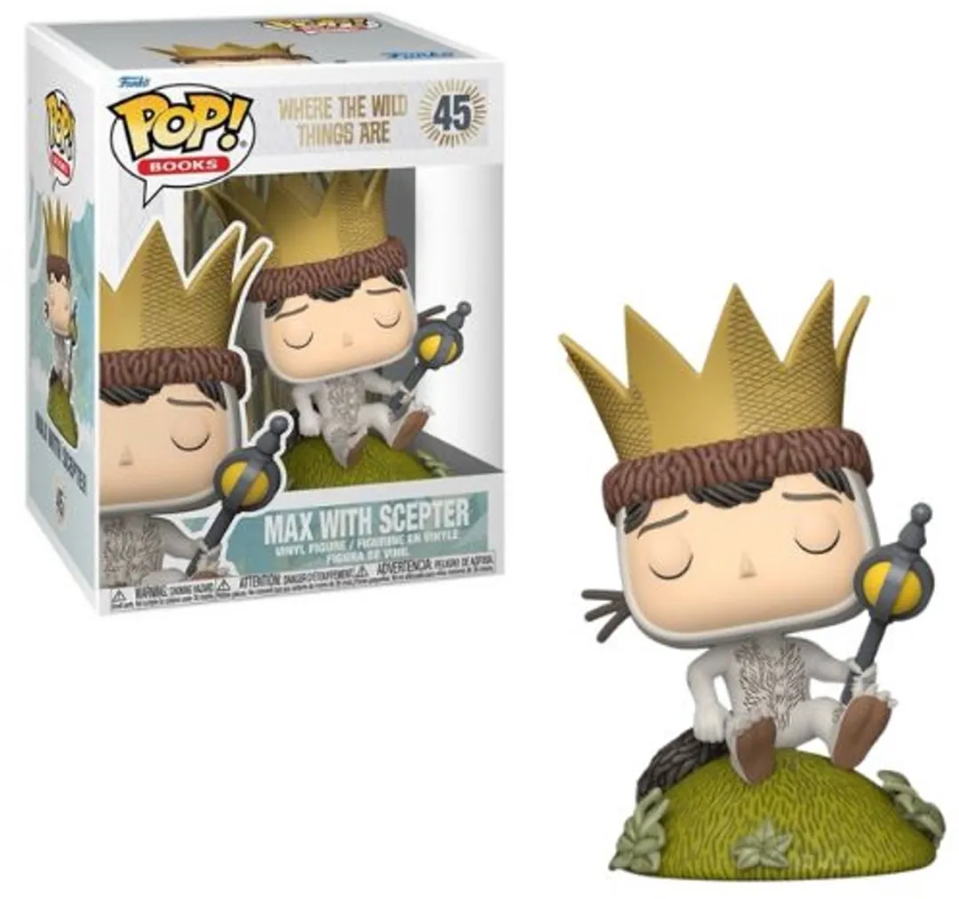 Funko Pop! Books Where the Wild Things Are Max met Scepter #45 - Multicolor