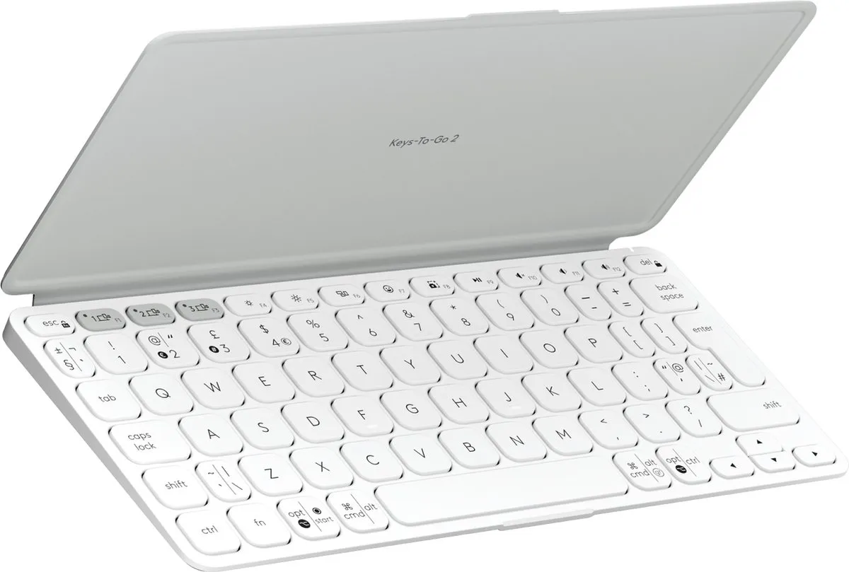 Logitech Keys-To-Go 2 Draadloos Tablettoetsenbord - Wit