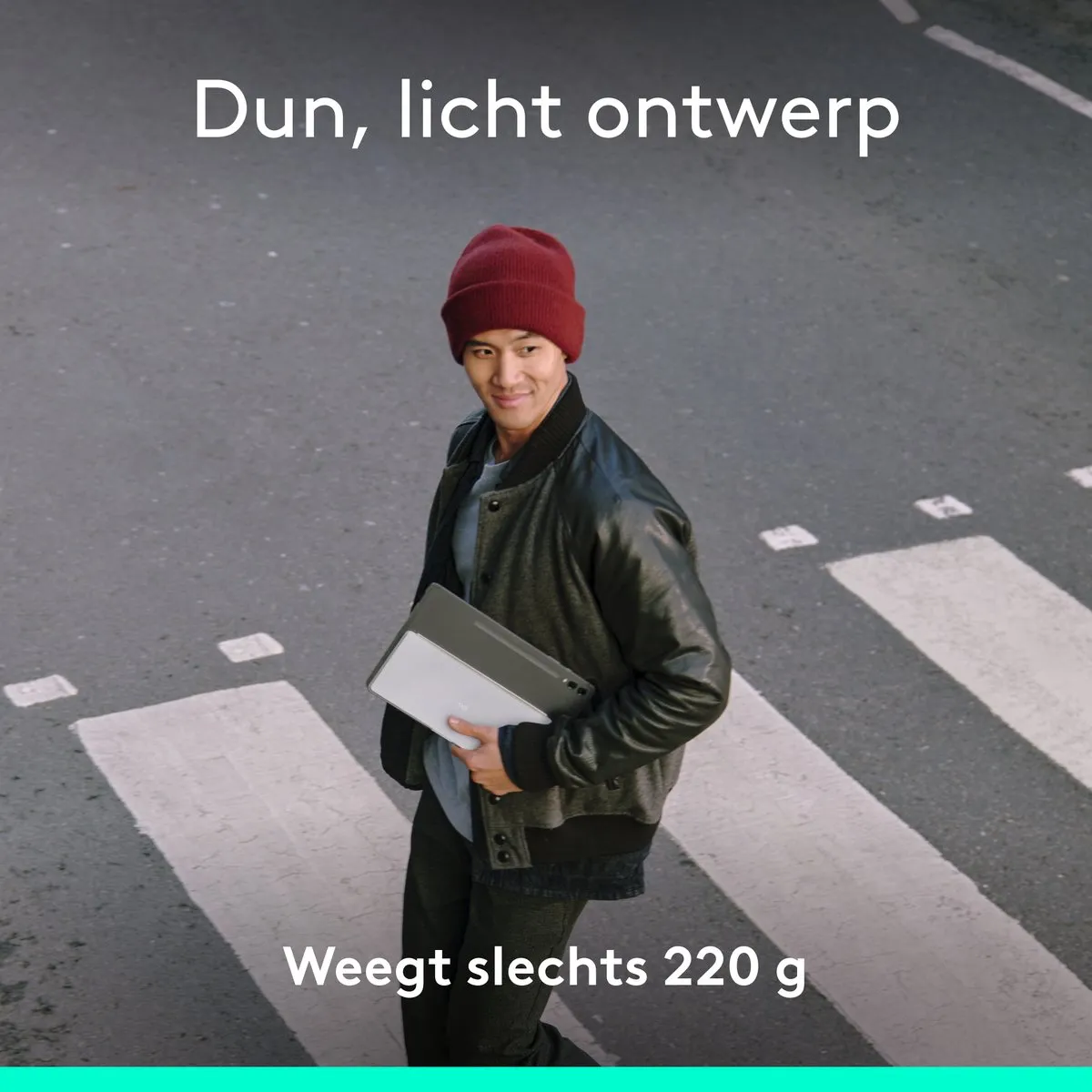Logitech Keys-To-Go 2 Draadloos Tablettoetsenbord - Wit