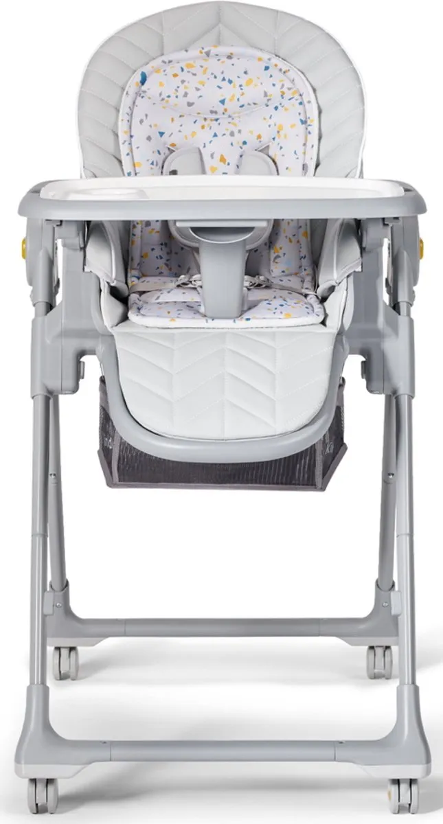 KinderKraft LASTREE 2-in-1 Wip- en Kinderstoel Grijs