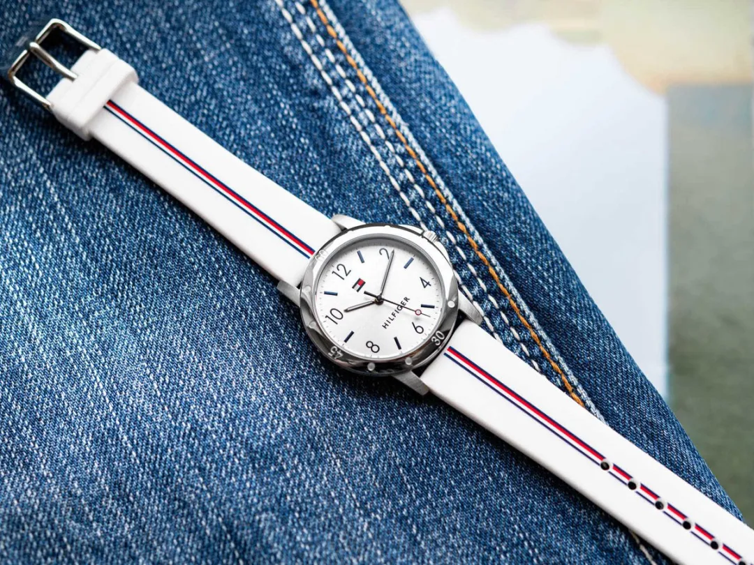 Tommy Hilfiger Kids Kinderhorloge - Staal Wit - afbeelding 3 van 6