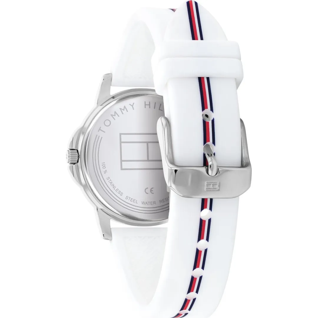 Tommy Hilfiger Kids Kinderhorloge - Staal Wit - afbeelding 6 van 6