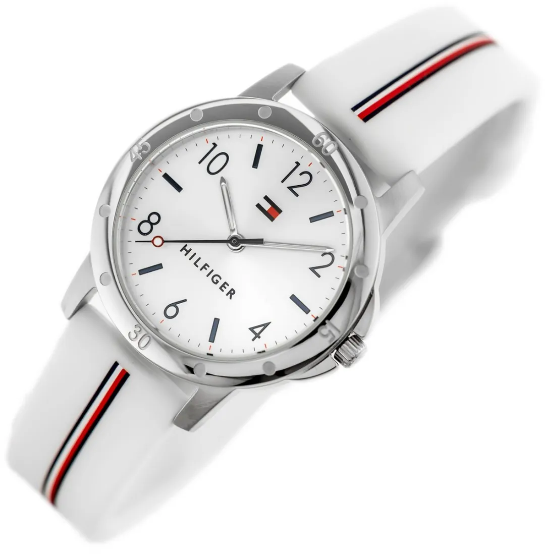 Tommy Hilfiger Kids Kinderhorloge - Staal Wit - afbeelding 2 van 6