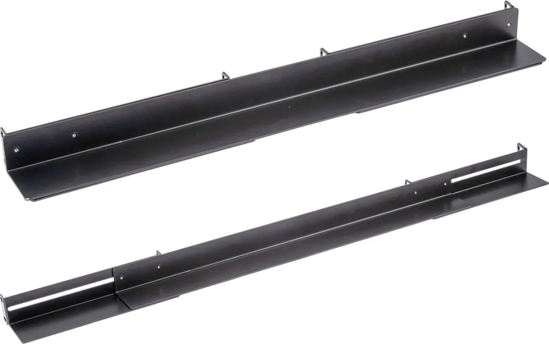 Value Geleiderails 1 Paar - 610-935mm Zwart - afbeelding 2 van 6