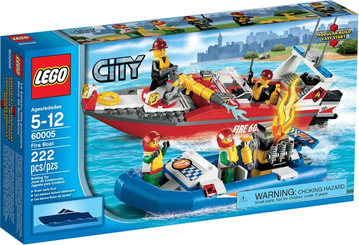 LEGO City Brandweerboot 60005