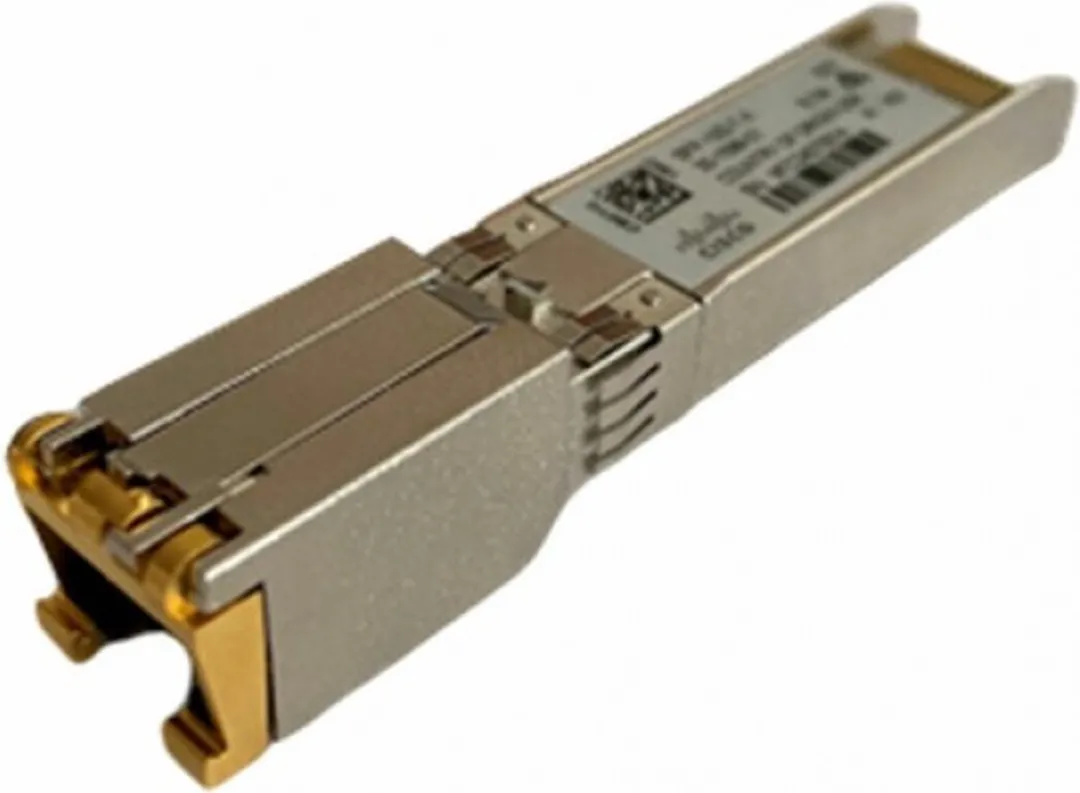 Cisco SFP-10G-T-X MultiMode SFP+ Glasvezelmodule - Goud/Grijs