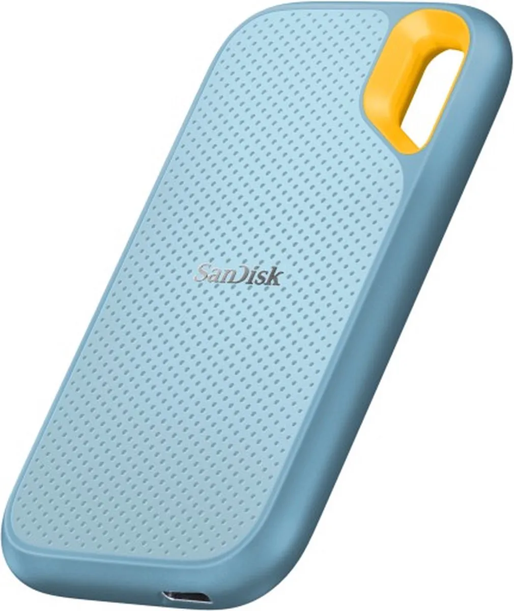 SanDisk Extreme Portable SSD SDSSDE61-2T00-G25B - 2TB - Sky Blue