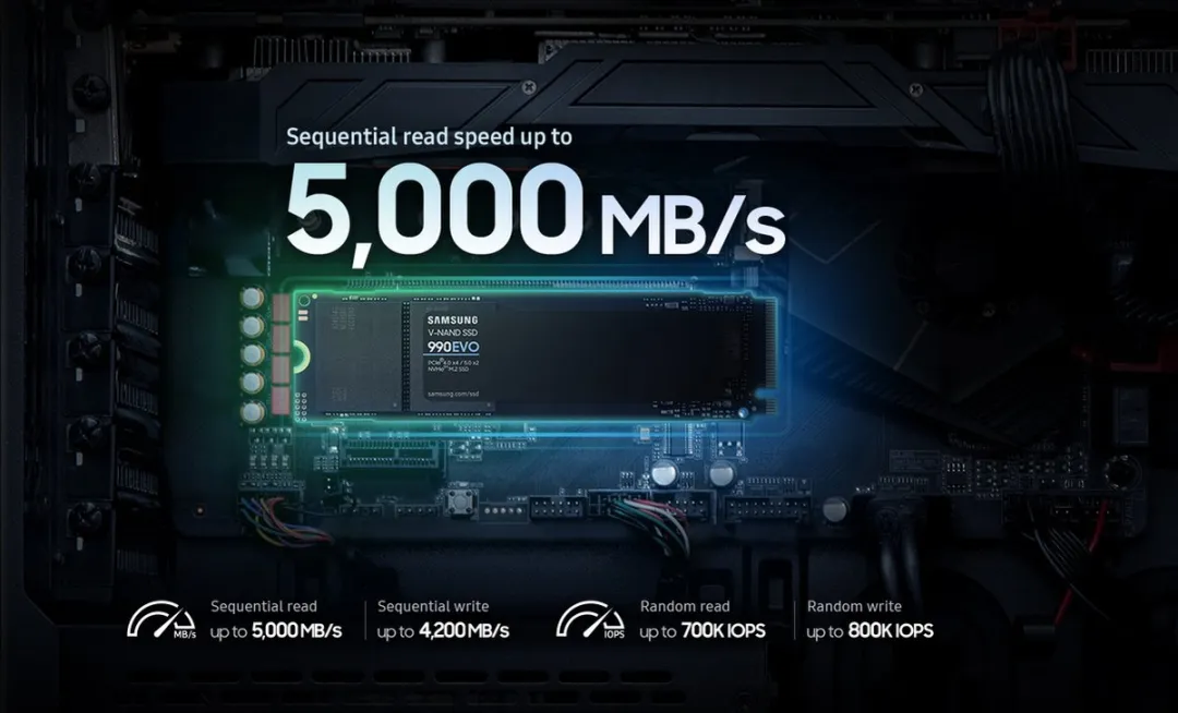 Samsung 990 Evo MZ-V9E2T0BW SSD - 2TB
