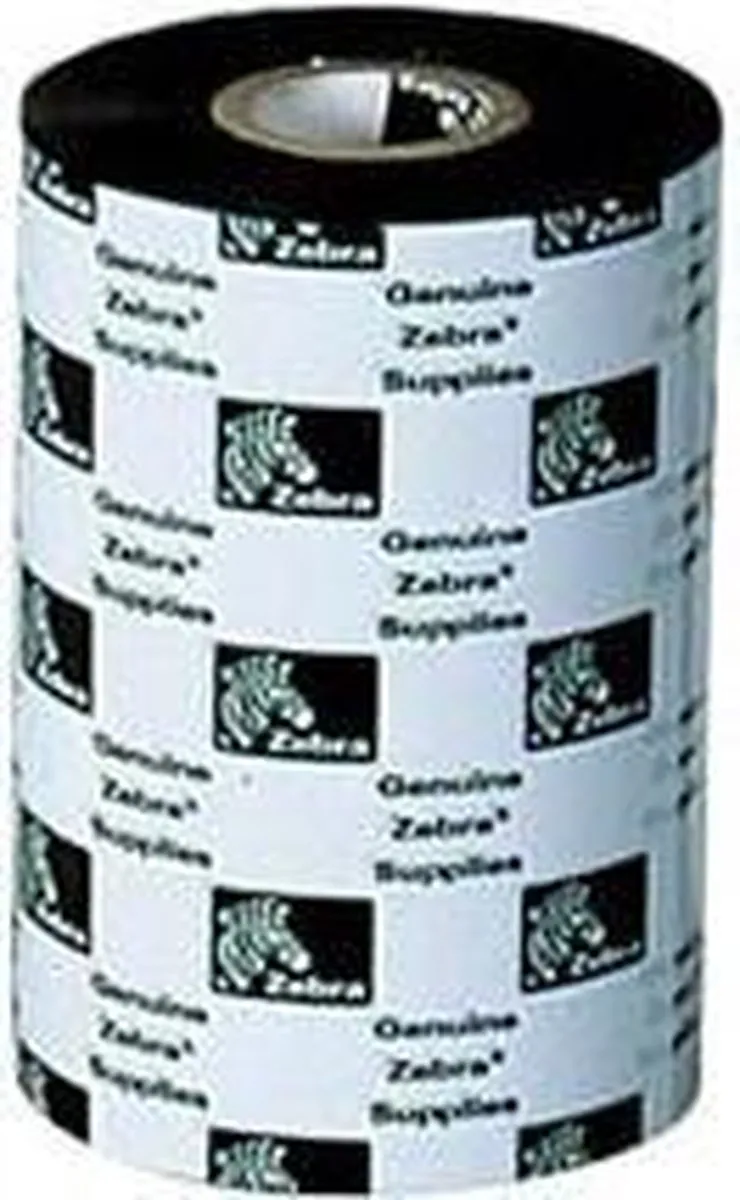 Zebra 3200 Thermisch Transfer Printerlint 102mm x 450m - Zwart