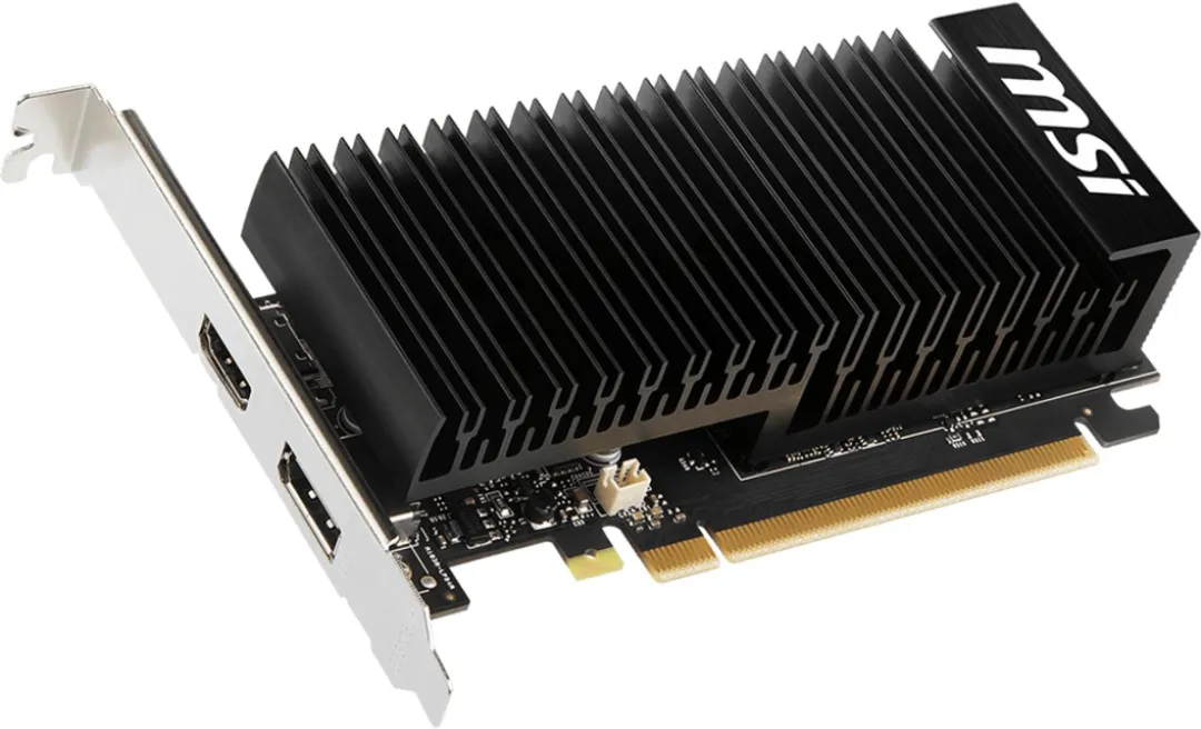 MSI GeForce GT 1030 2GHD4 LP OC Videokaart - 384 Cores