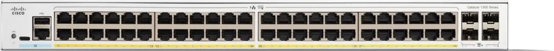 Cisco C1300-48P-4X Schakelaar - 48 Poorten Wit