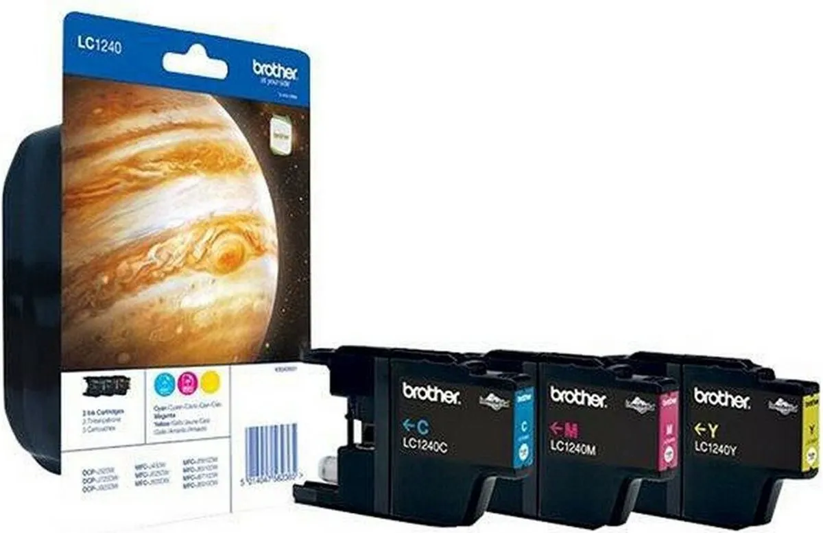 Brother LC-1240 Tricolour Inktcartridge - Cyaan/Magenta/Geel