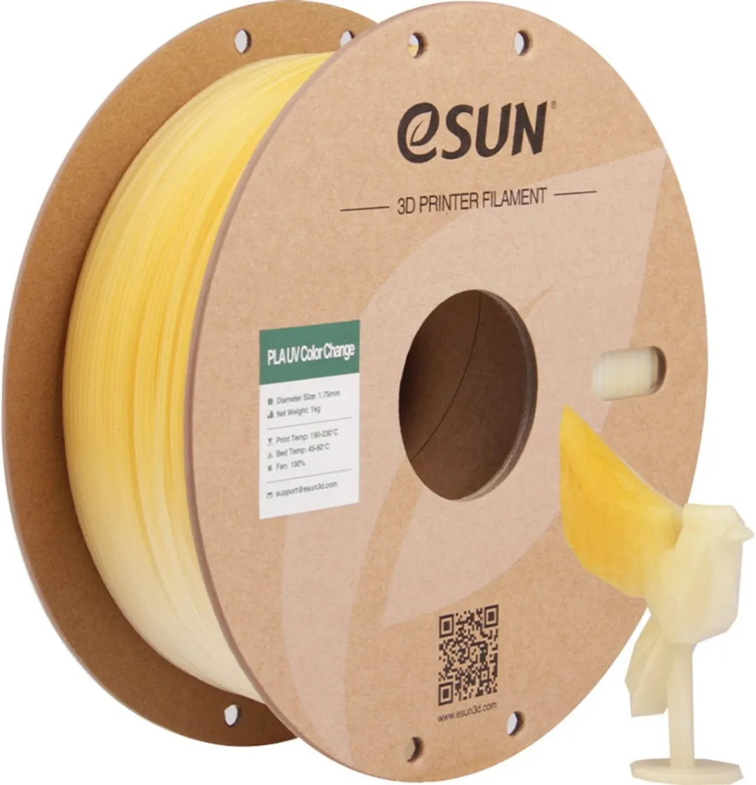 ESUN PLA-UV Color Change Geel 1.75mm