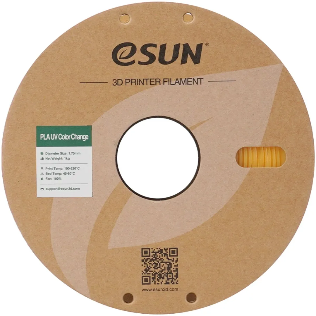 ESUN PLA-UV Color Change Geel 1.75mm - 1 kg